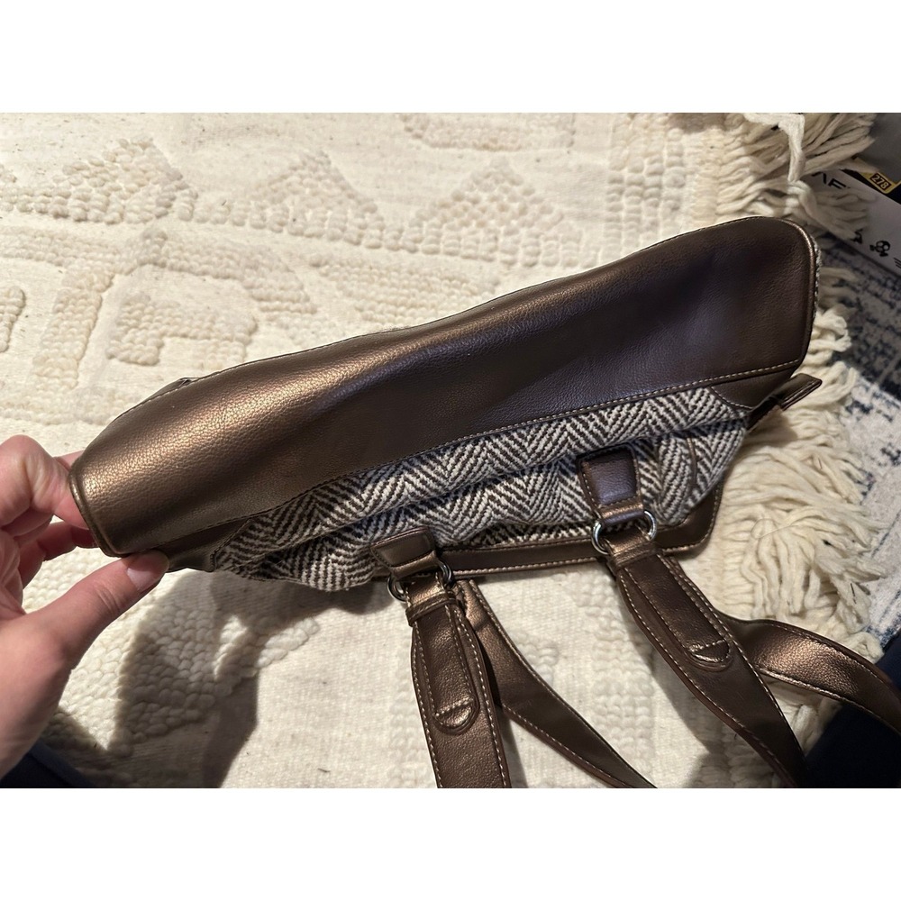 Y2K Nine Weat Herringbone Purse - Picture 5 of 10